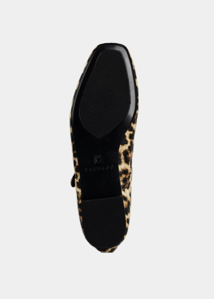ANNABELLE Leopard Print Flat - LEOPARD PRINT | SHUSHOP