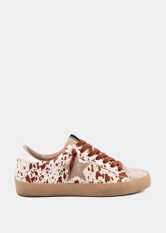 Paula Cow Hair Sneakers - COW HAIR | SHUSHOP