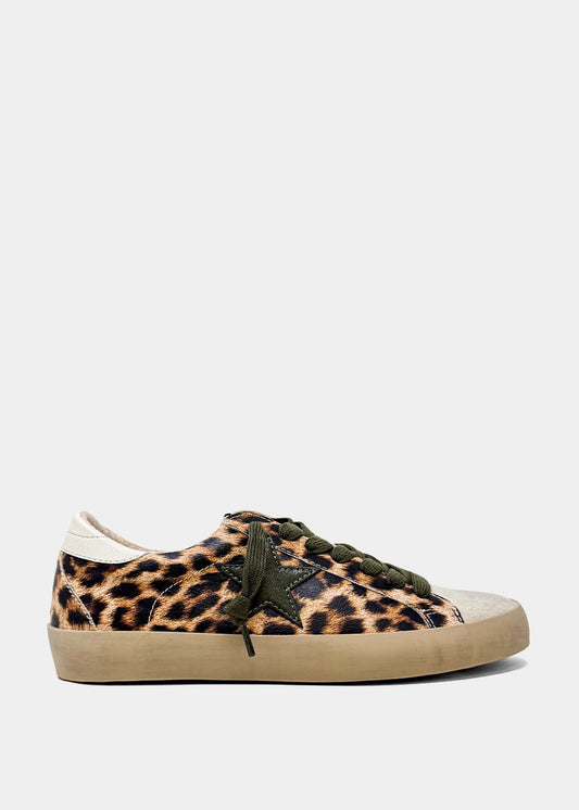 Paula Leopard Sneaker - Star Detail - LEOPARD | SHUSHOP