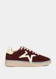 DARK RED SUEDE