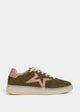 OLIVE SUEDE
