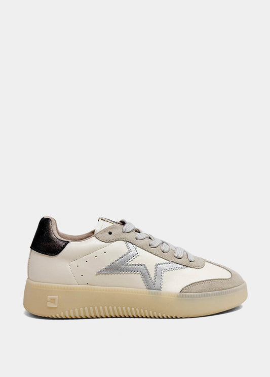 PEACHES Platform Sneaker - SILVER | SHUSHOP