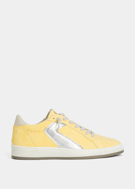 SALMA Yellow Suede Sneakers - YELLOW SUEDE | SHUSHOP