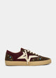DARK RED SUEDE