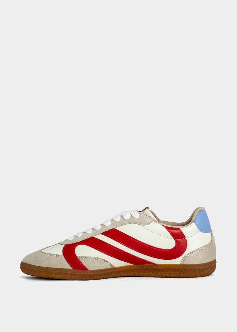 SADIE Sneakers for Women | Retro-Inspired Everyday Shoes - RED | SHUSHOP