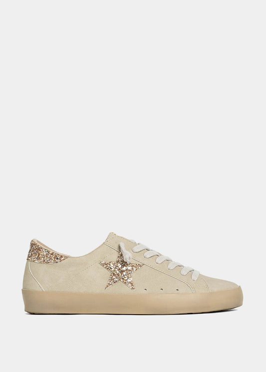 PAULA Sand Suede – Neutral Suede Sneaker - SAND SUEDE | SHUSHOP