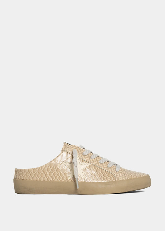 POLKA Taupe Snake Mule Sneaker - TAUPE SNAKE | SHUSHOP