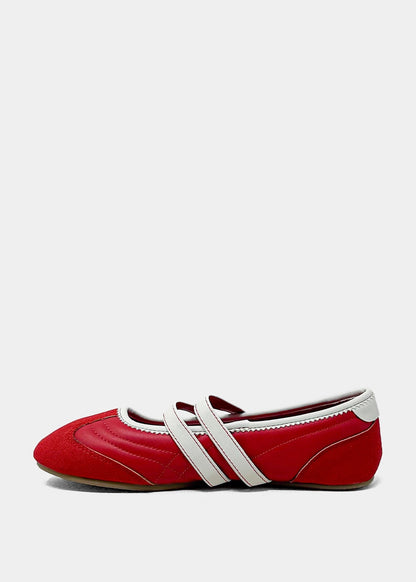 Salome RED Ballet Flats - RED | SHUSHOP