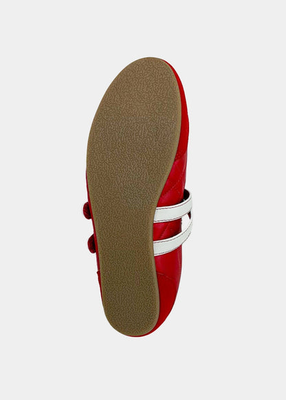 Salome RED Ballet Flats - RED | SHUSHOP