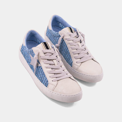 PAULA - BLUE WOVEN | SHUSHOP
