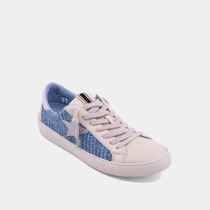PAULA - BLUE WOVEN | SHUSHOP