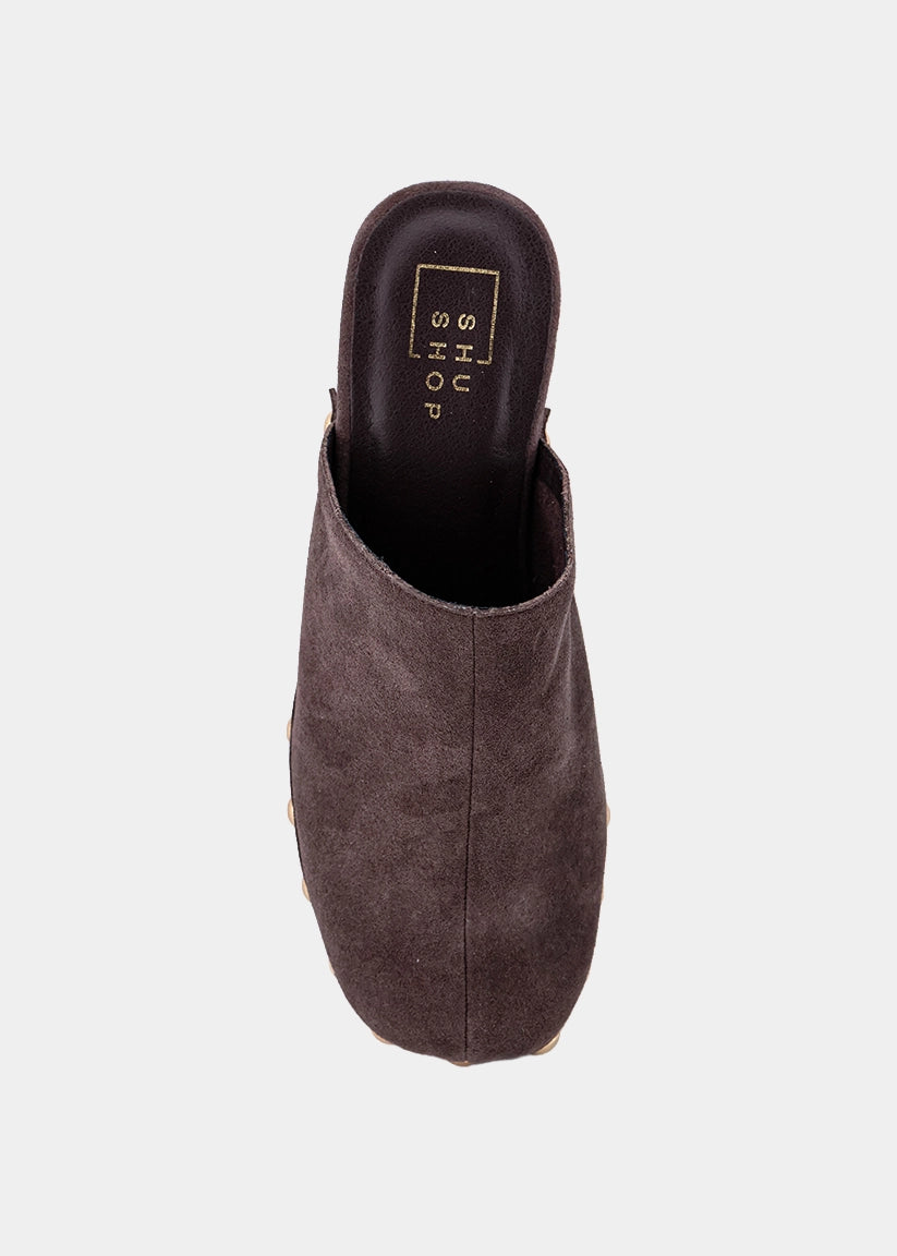 GENEVA - BROWN SUEDE | SHUSHOP