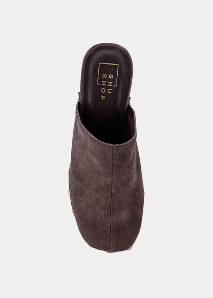 GENEVA - BROWN SUEDE | SHUSHOP