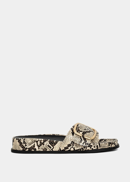 DELPHHINE Slide Sandal - SNAKE | SHUSHOP