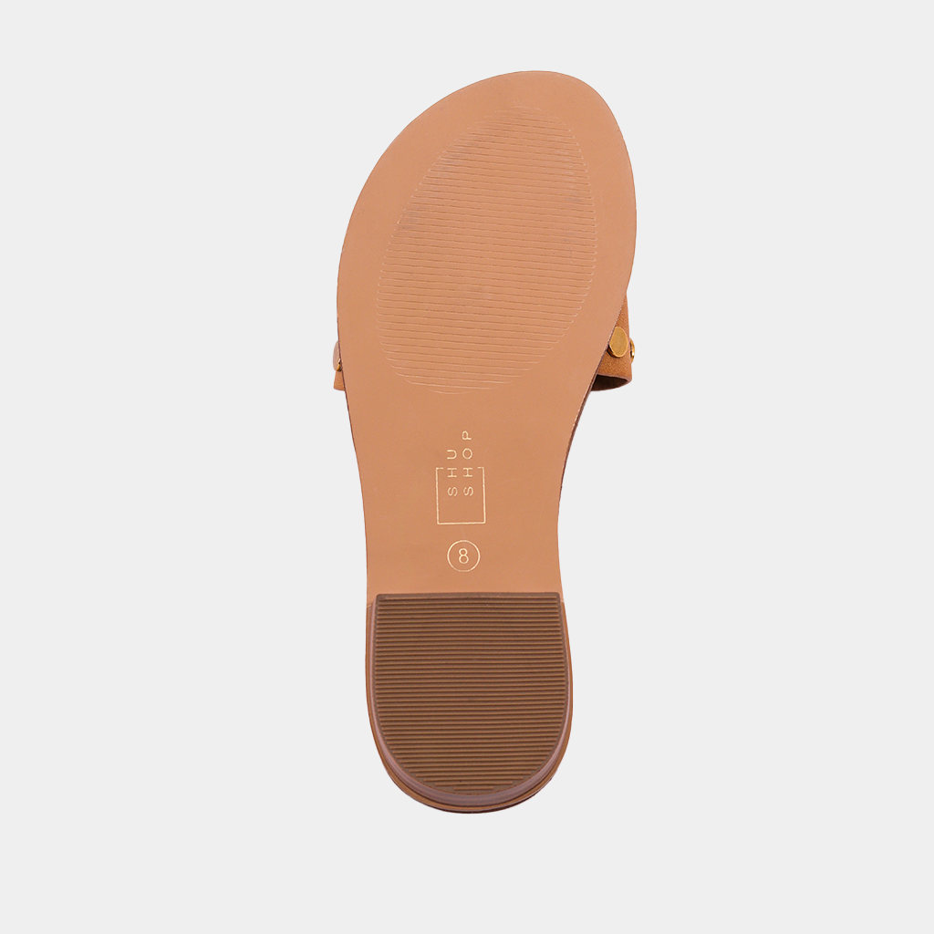 BERNADETTE SANDALS - CAMEL | SHUSHOP