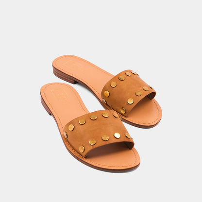 BERNADETTE SANDALS - CAMEL | SHUSHOP