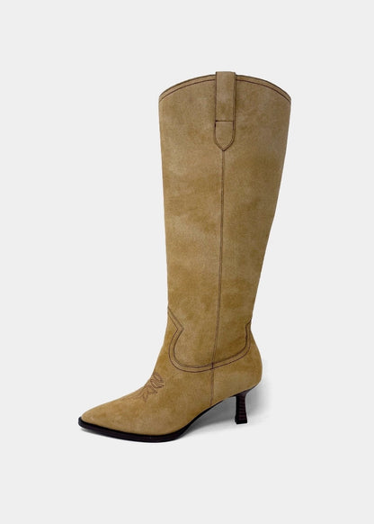 WENDY - CAMEL SUEDE | SHUSHOP