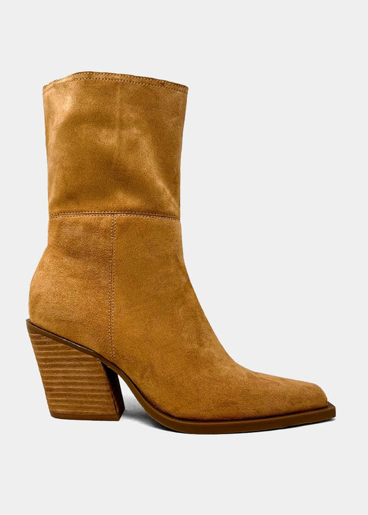 Venice Camel Suede Boots - CAMEL SUEDE | SHUSHOP