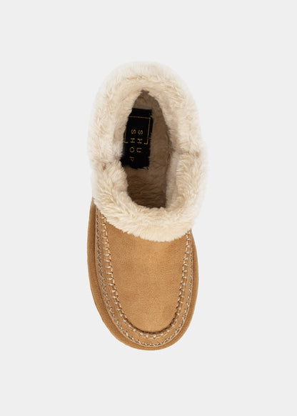 Ulla Camel Suede Platform Bootie - CAMEL SUEDE | SHUSHOP