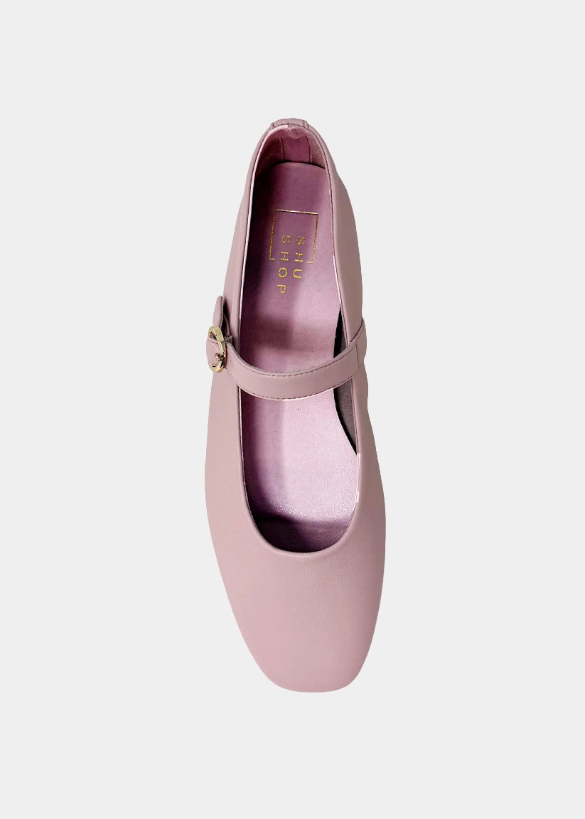 ANNABELLE Rose – Classic Pink Ballet Flats for Girls - ROSE | SHUSHOP