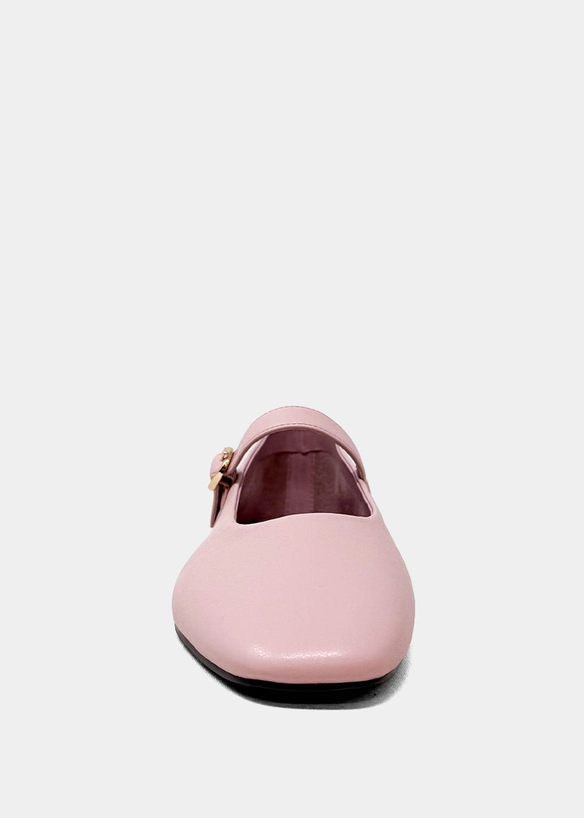 ANNABELLE Rose – Classic Pink Ballet Flats for Girls - ROSE | SHUSHOP