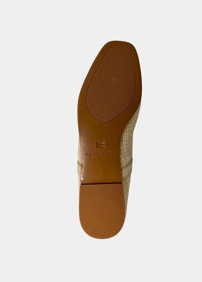 ANNABELLE Natural Woven – Raffia Ballet Flats for Girls - NATURAL WOVEN | SHUSHOP