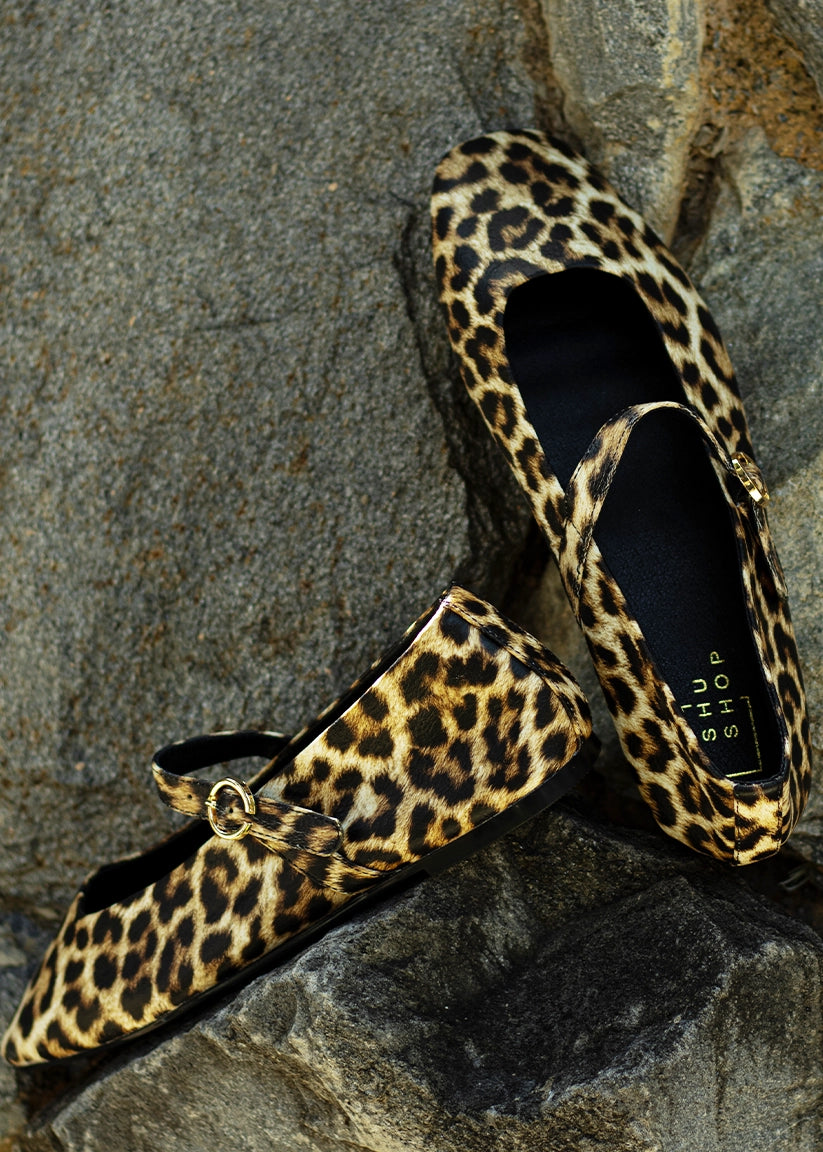 ANNABELLE Leopard Print Flat - LEOPARD PRINT | SHUSHOP