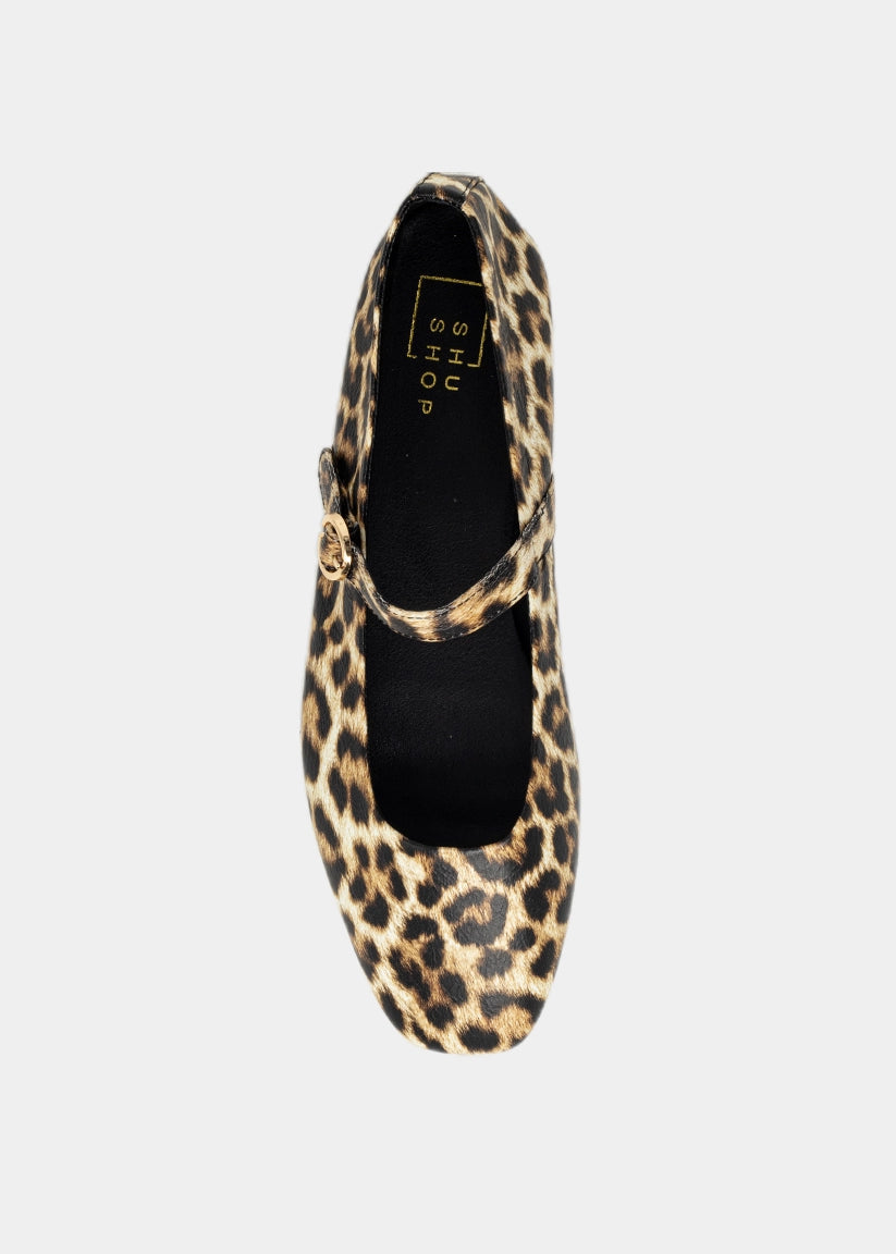 ANNABELLE Leopard Print Flat - LEOPARD PRINT | SHUSHOP