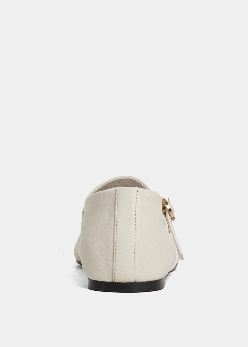 ANNABELLE Bone Mary Jane Flat - BONE | SHUSHOP