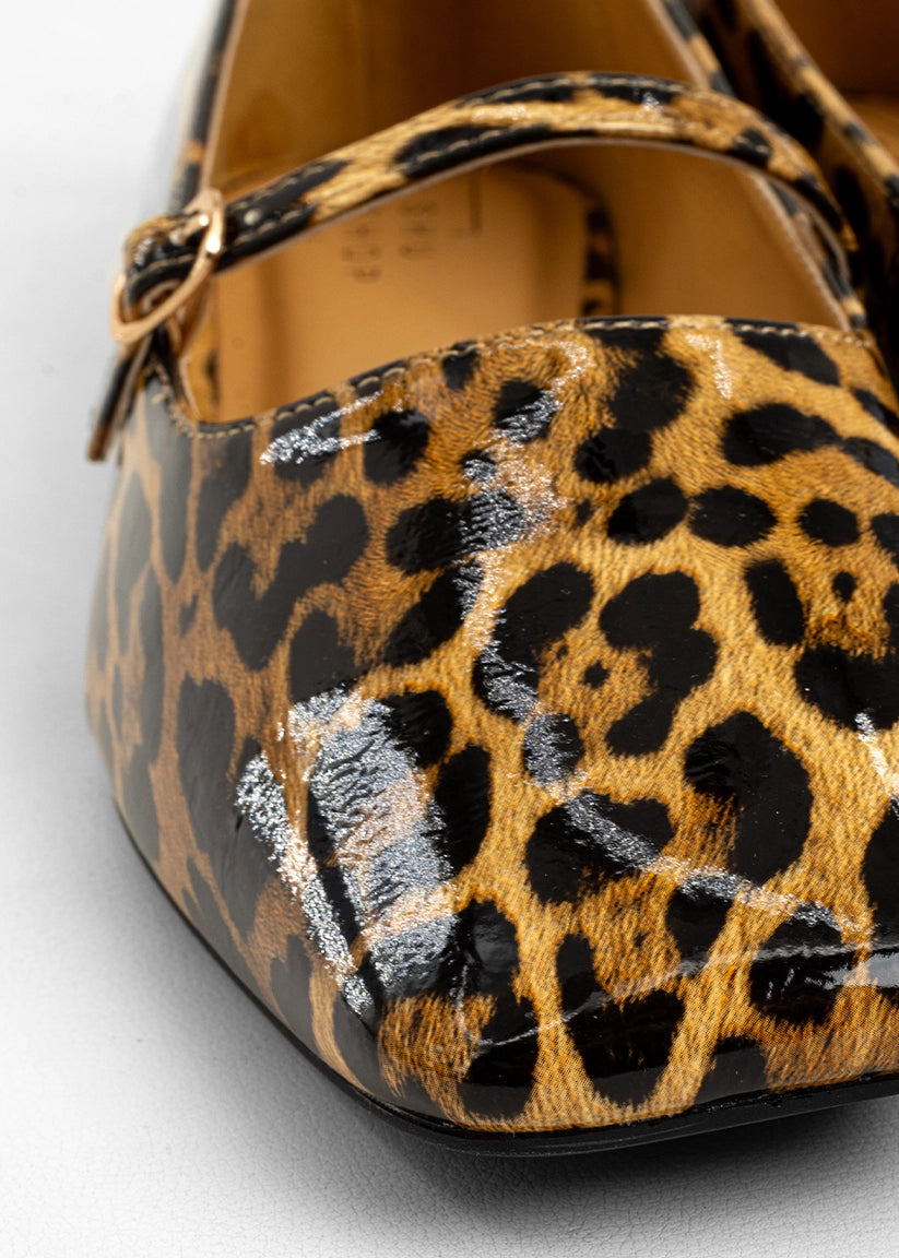 ADELE Leopard Print Ballet Flat - LEOPARD PRINT | SHUSHOP