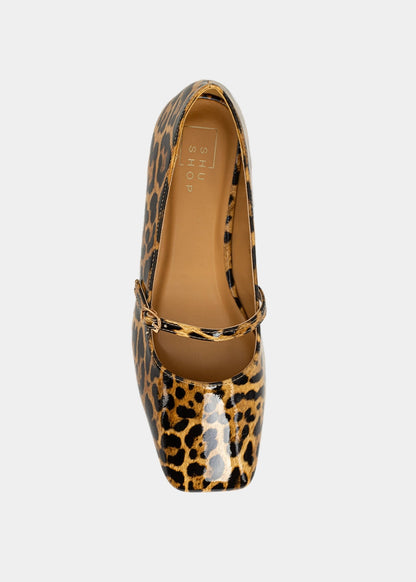 ADELE Leopard Print Ballet Flat - LEOPARD PRINT | SHUSHOP