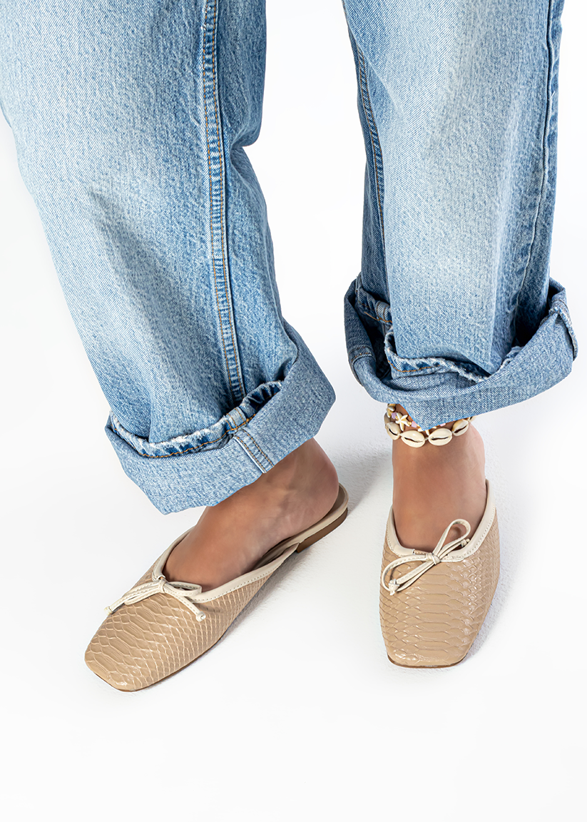 ANDREA - NUDE SNAKE | SHUSHOP