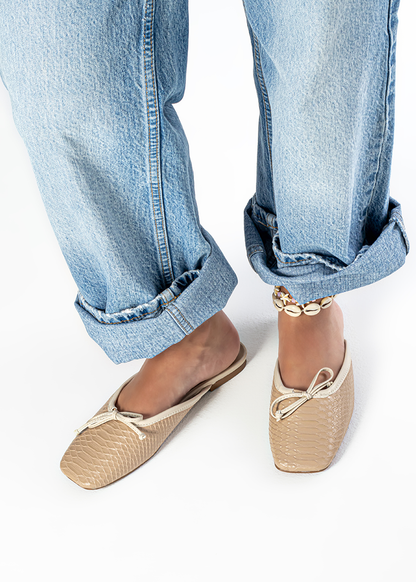 ANDREA - NUDE SNAKE | SHUSHOP