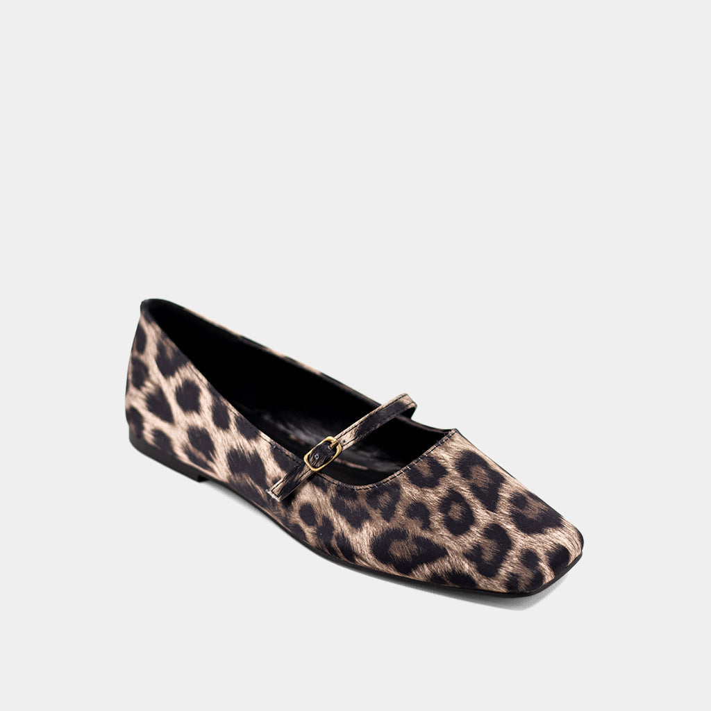 ADELE - LEOPARD SATIN | SHUSHOP