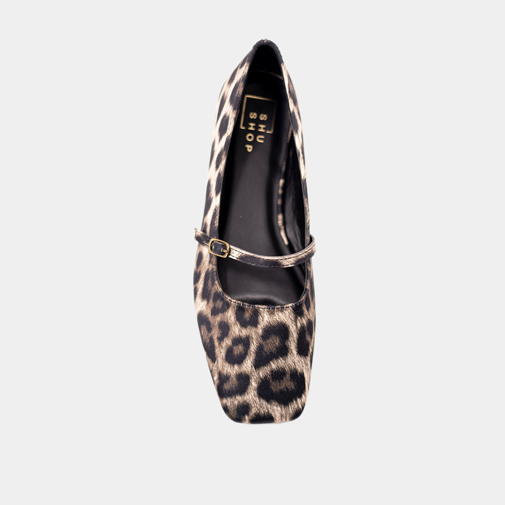 ADELE - LEOPARD SATIN | SHUSHOP
