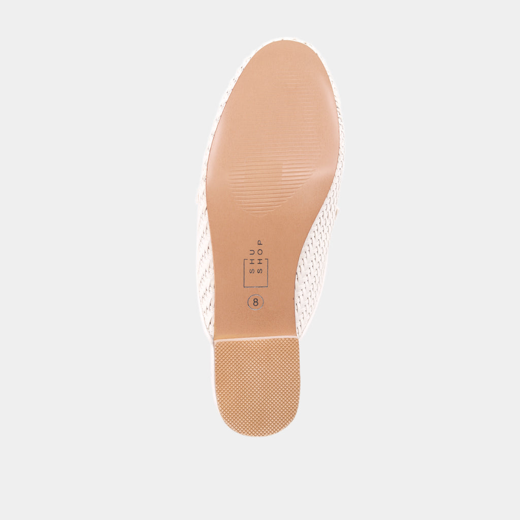 ALEXIS - WHITE WOVEN | SHUSHOP