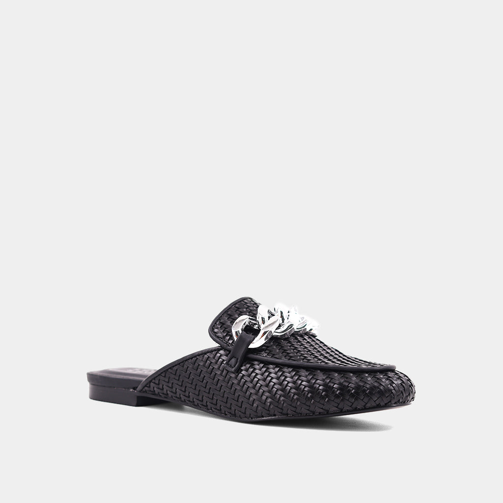 ALEXIS - BLACK WOVEN | SHUSHOP