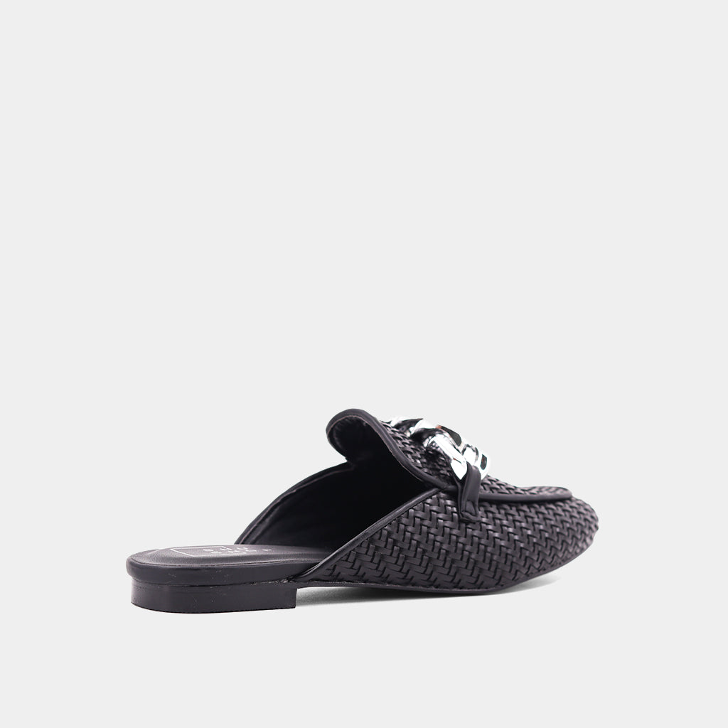 ALEXIS - BLACK WOVEN | SHUSHOP