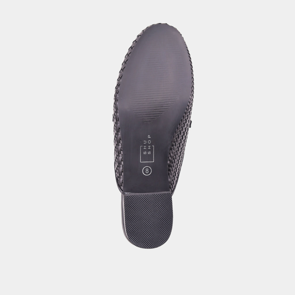 ALEXIS - BLACK WOVEN | SHUSHOP