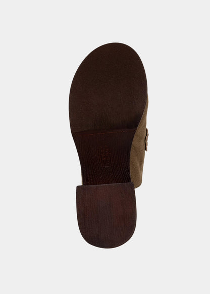 Luella Taupe Platform Clog - TAUPE | SHUSHOP