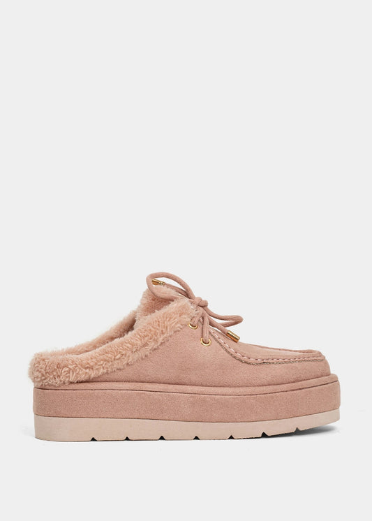 Tulsa Pink Suede Mule - PINK SUEDE | SHUSHOP