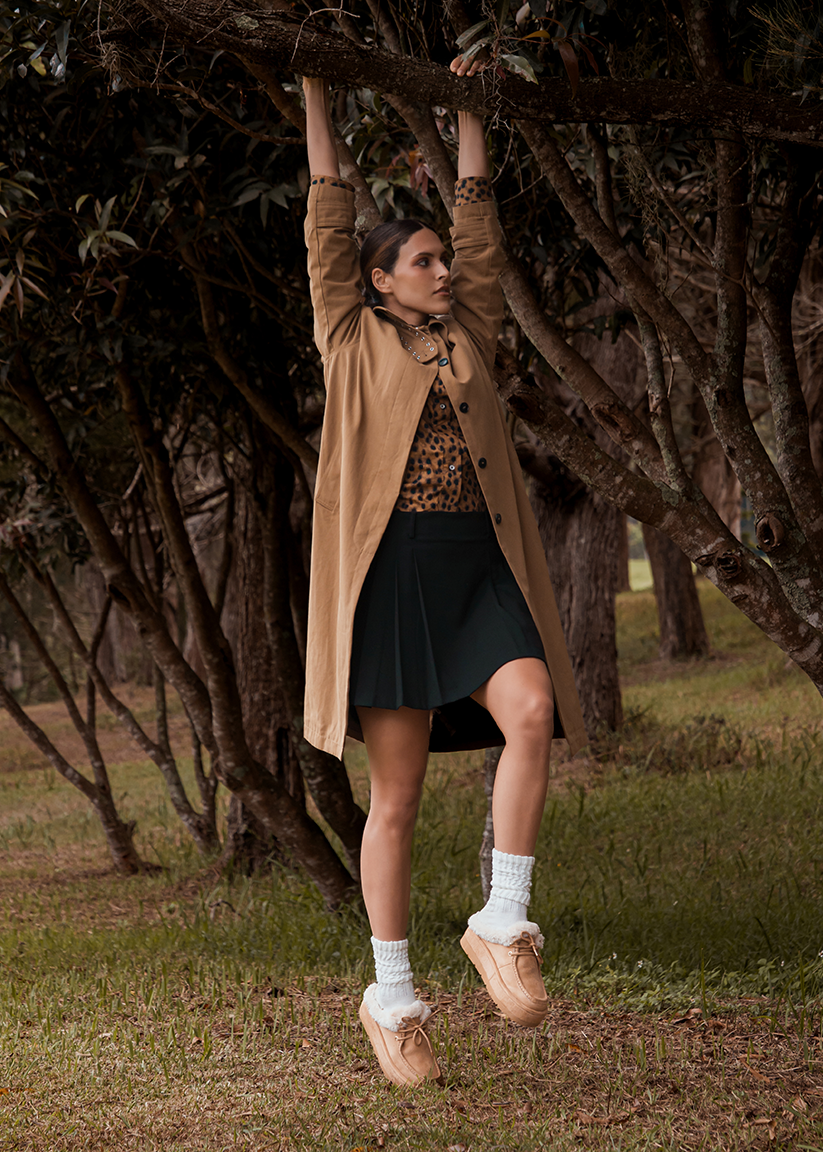 Tulsa Camel Suede Platform Mule - CAMEL SUEDE | SHUSHOP