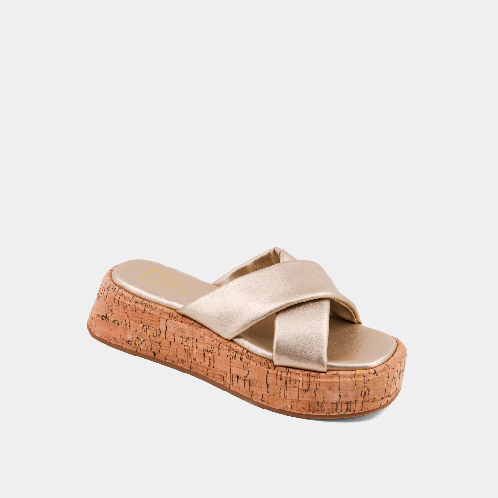 LYDIA SANDALS - GOLD | SHUSHOP