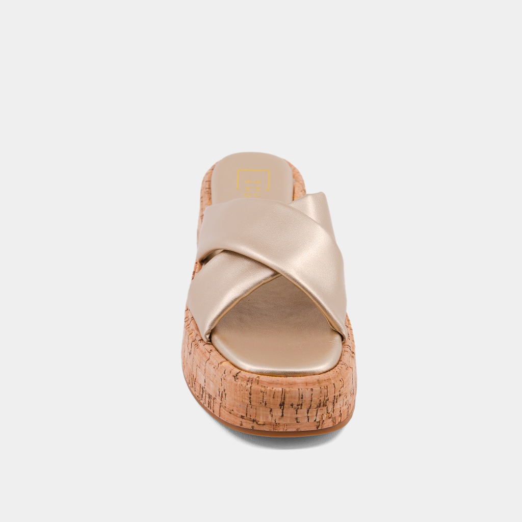 LYDIA SANDALS - GOLD | SHUSHOP