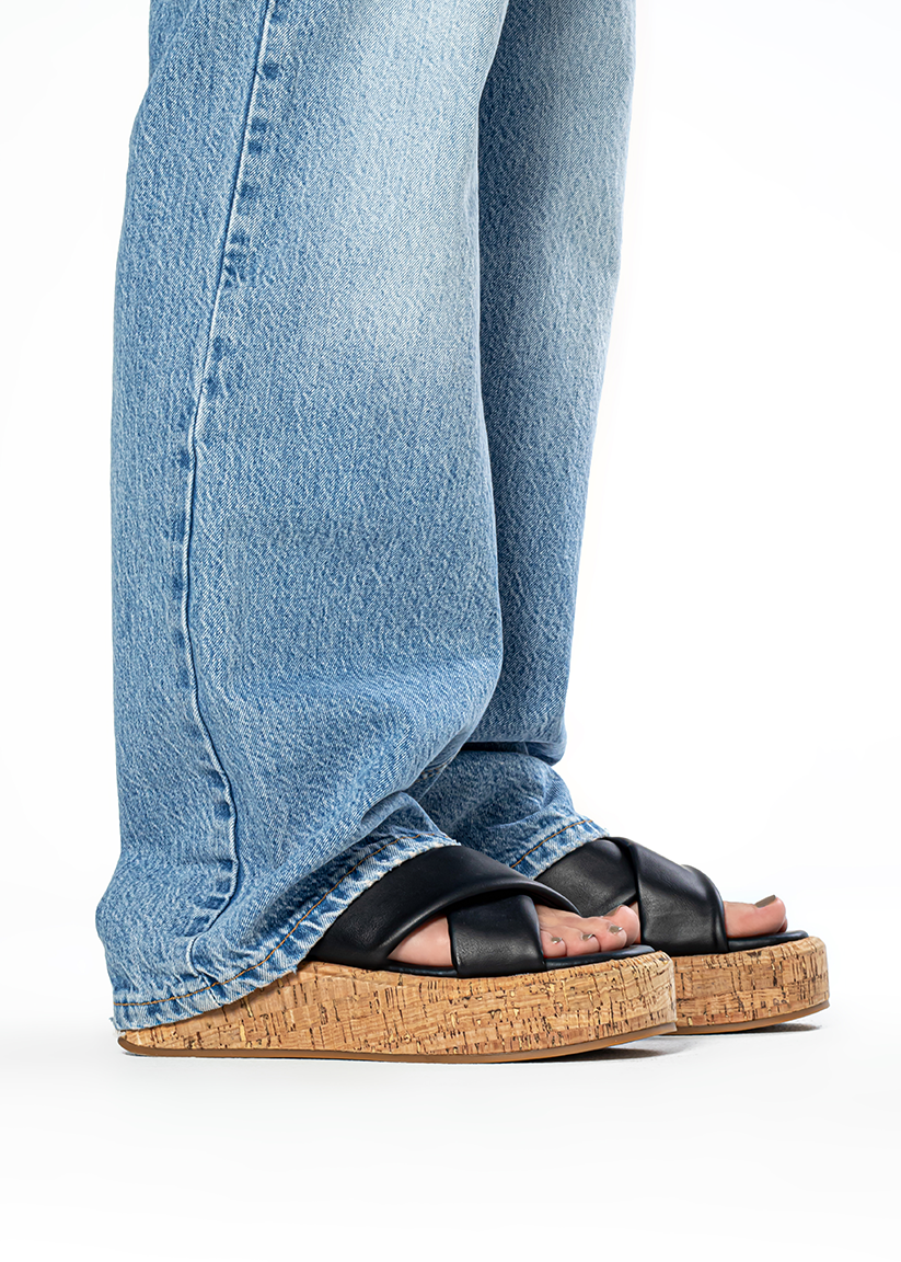 LYDIA SANDALS - BLACK | SHUSHOP