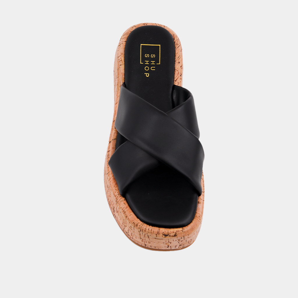 LYDIA SANDALS - BLACK | SHUSHOP