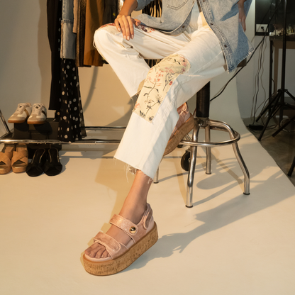 LUCILLE - BLUSH WOVEN | SHUSHOP