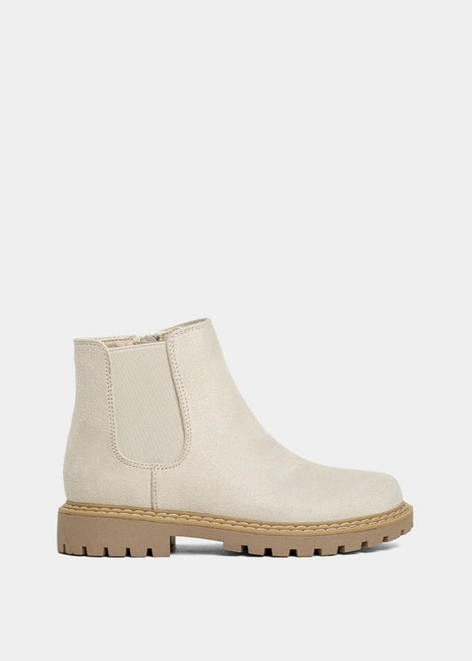 Zophie Mini Light Grey Suede Boot Kids - LIGHT GREY SUEDE | SHUSHOP