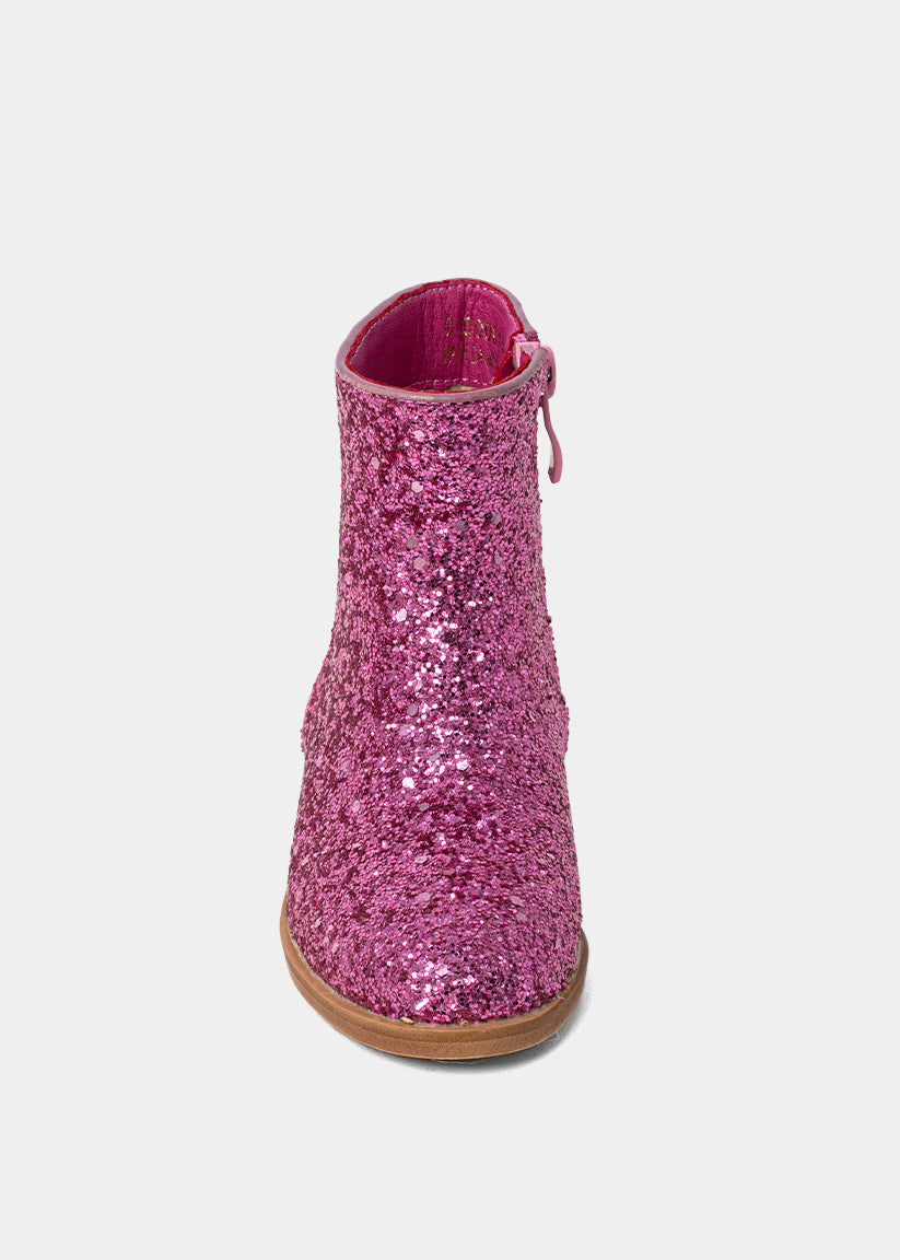 VANILLA MINI Boot – Pink Glitter - PINK GLITTER | SHUSHOP