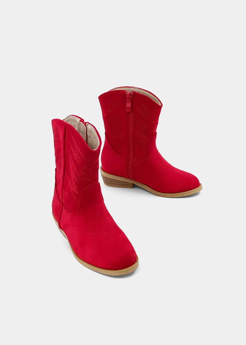 ZAHARA TODDLERS - RED SUEDE | SHUSHOP